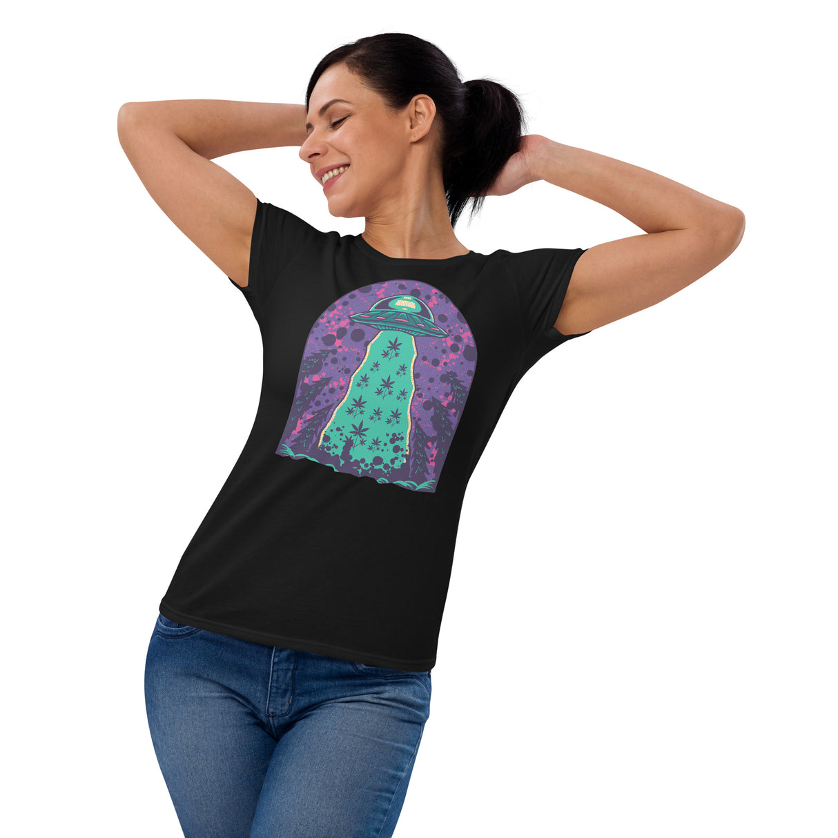 Alien Cropping T-Shirt