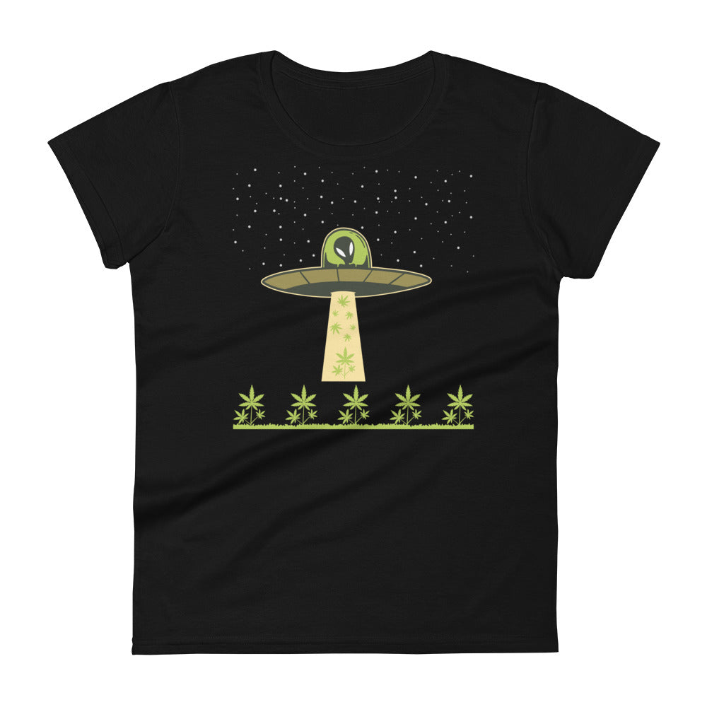 Alien Cropping T-Shirt