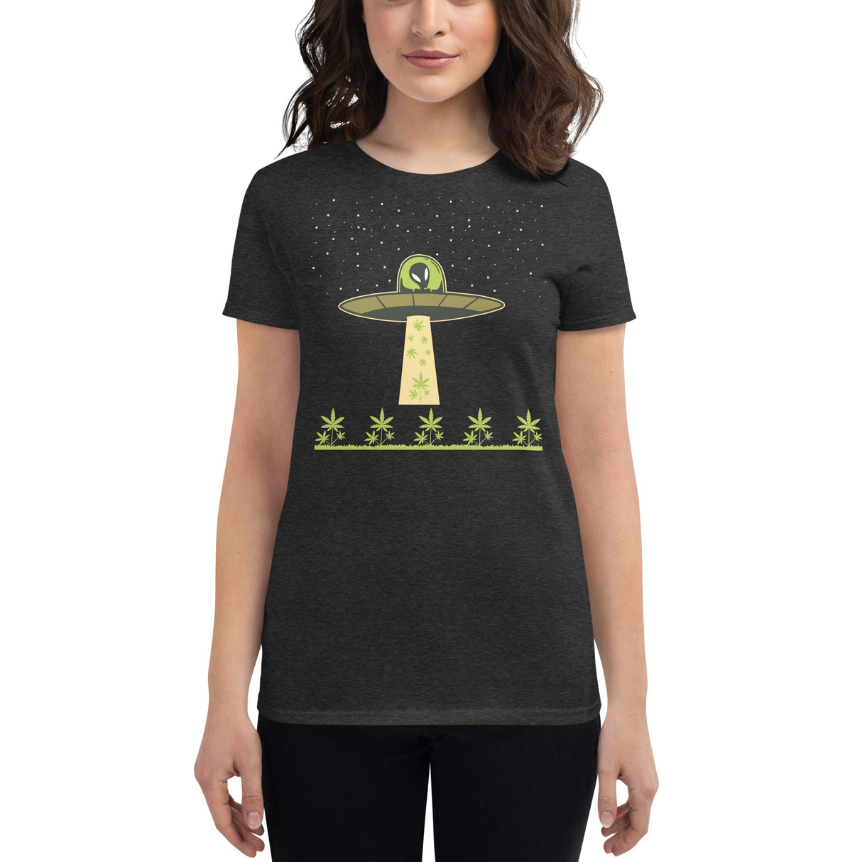 Alien Cropping T-Shirt