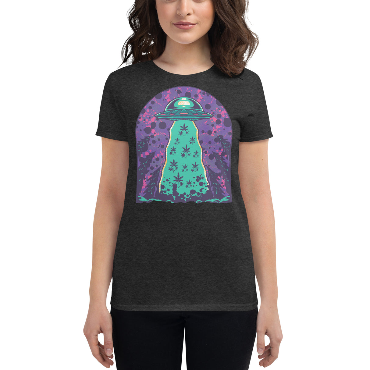 Alien Cropping T-Shirt