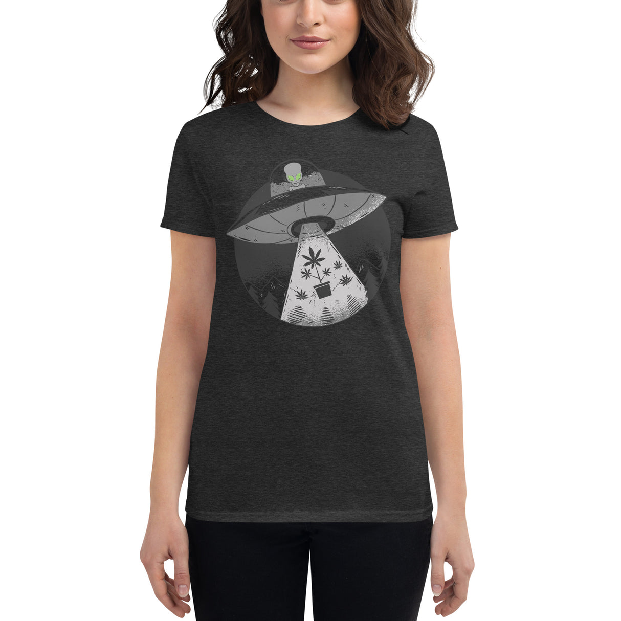 Alien Cropping T-Shirt
