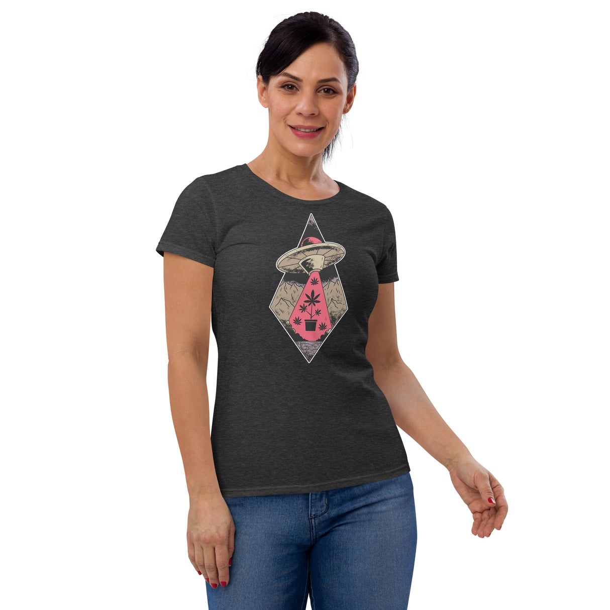 Alien Cropping T-Shirt