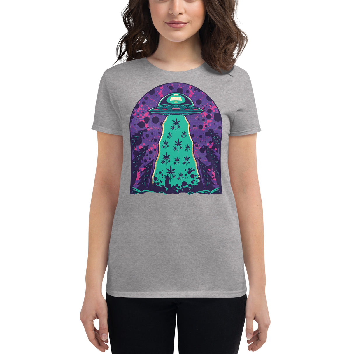 Alien Cropping T-Shirt