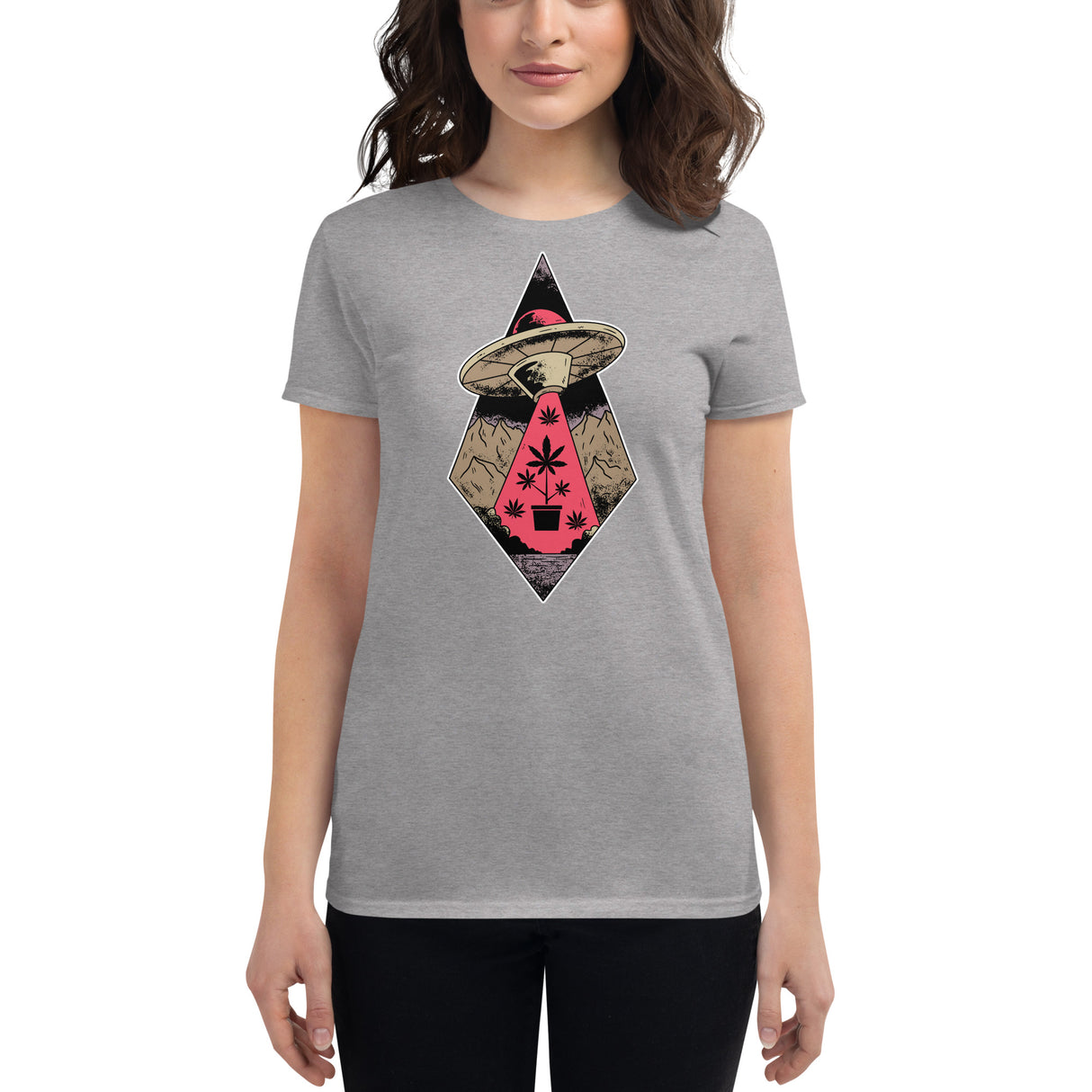 Alien Cropping T-Shirt