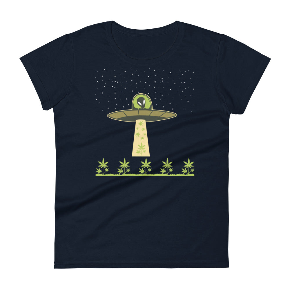 Alien Cropping T-Shirt