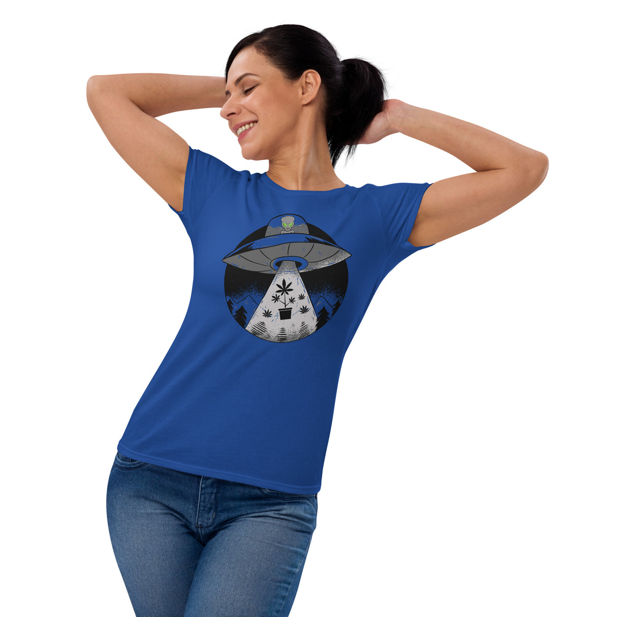 Alien Cropping T-Shirt