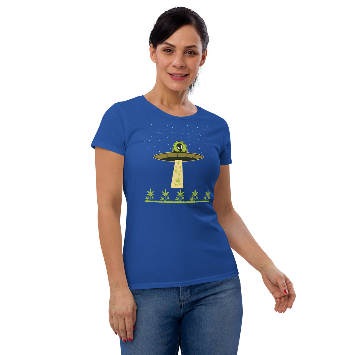 Alien Cropping T-Shirt