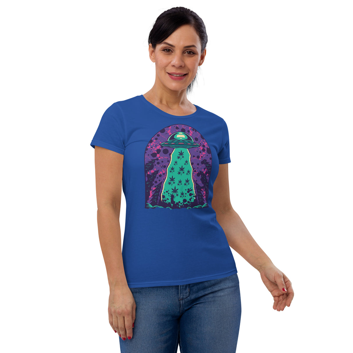 Alien Cropping T-Shirt