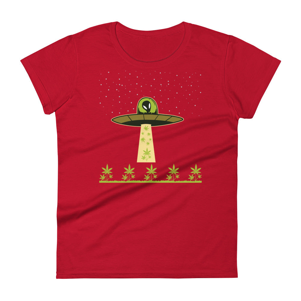 Alien Cropping T-Shirt
