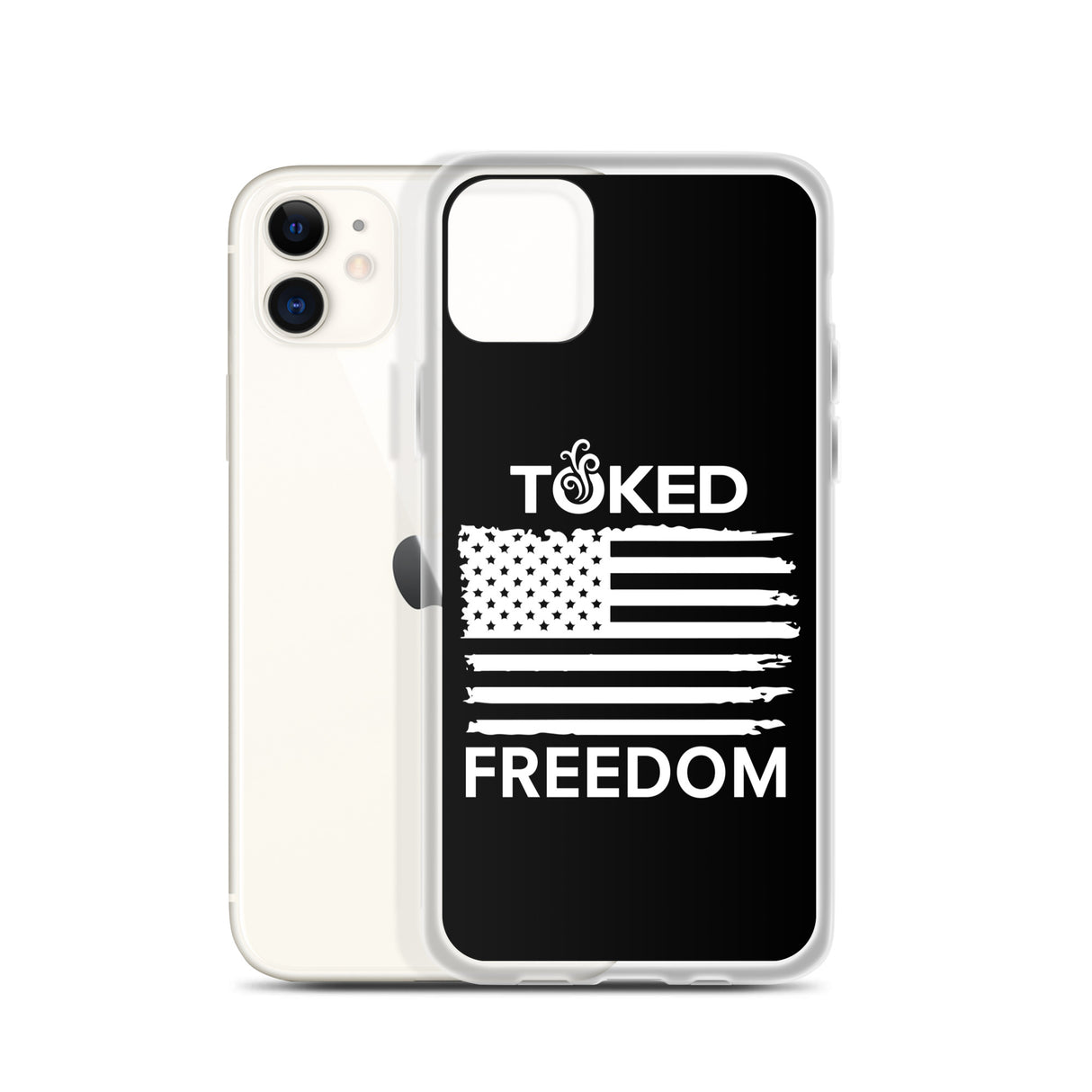 Freedom Black iPhone Case