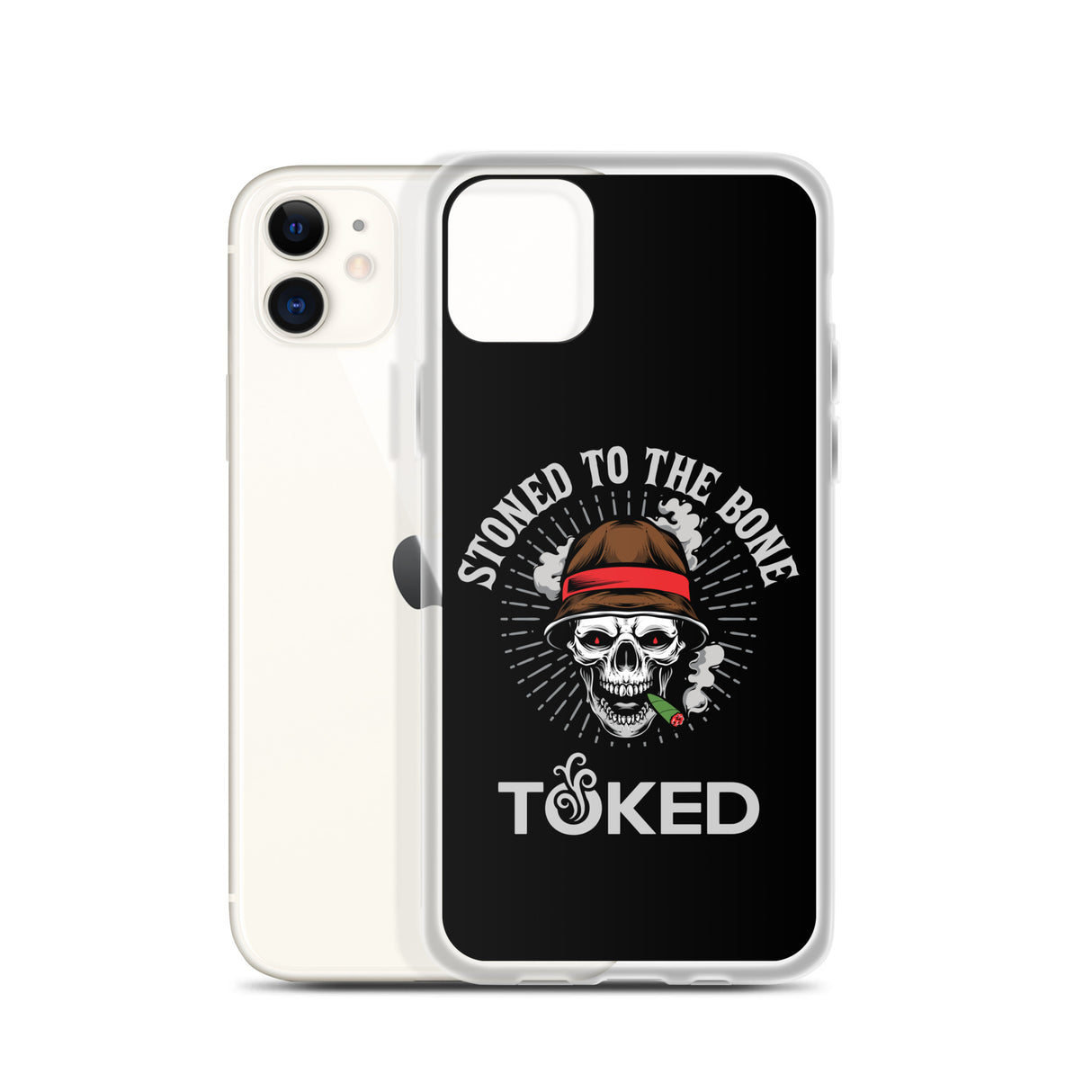 Stoned to the Bone Black iPhone Case