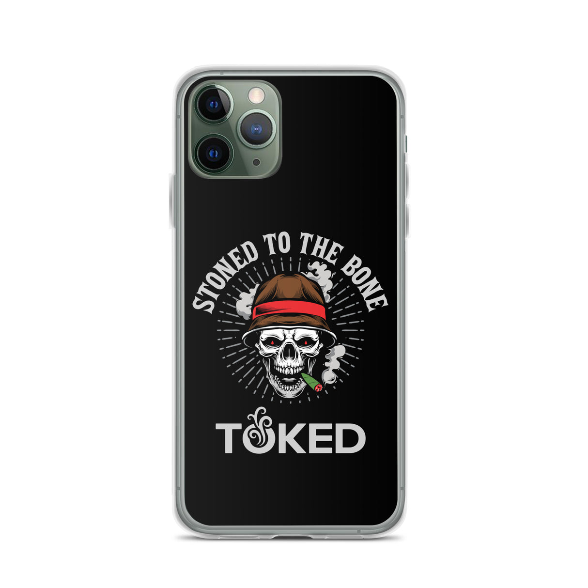 Stoned to the Bone Black iPhone Case