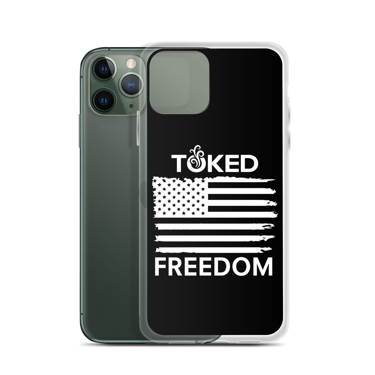 Freedom Black iPhone Case