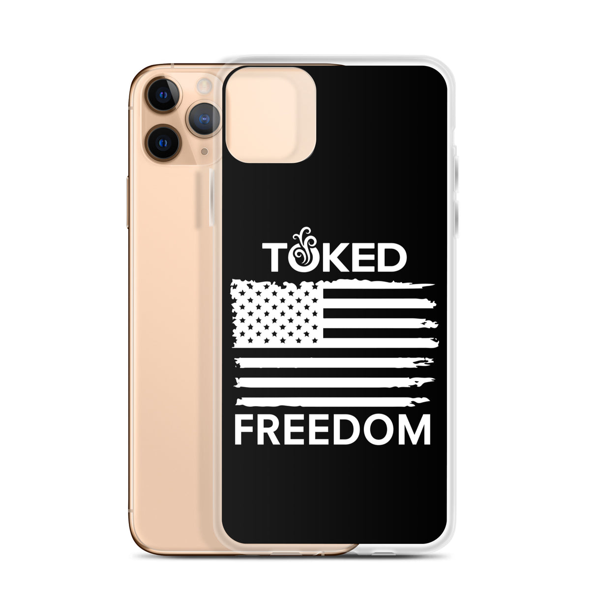 Freedom Black iPhone Case