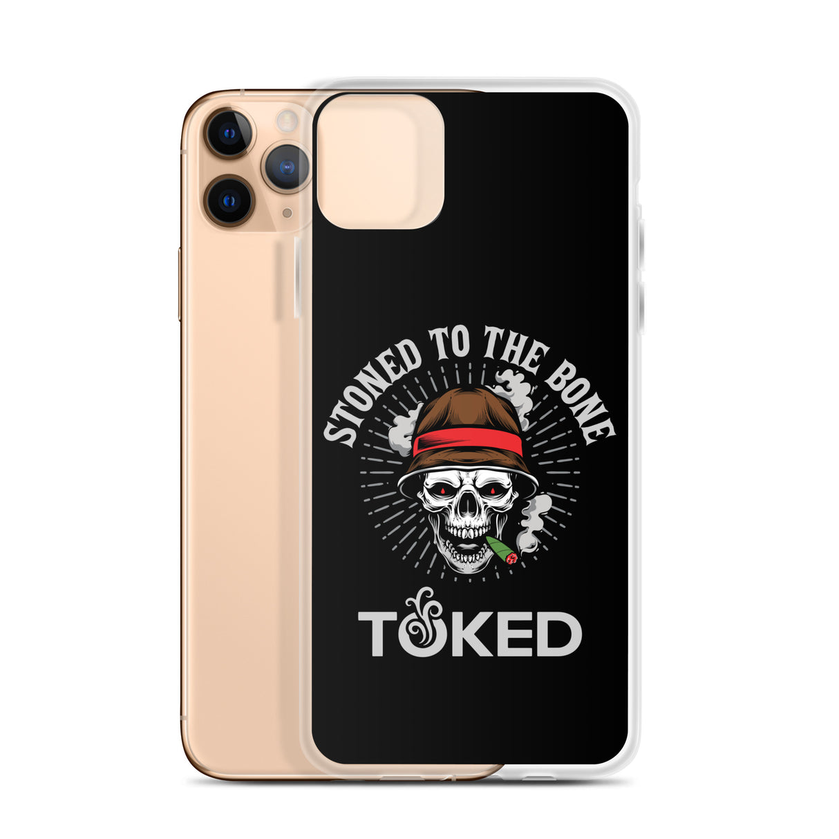 Stoned to the Bone Black iPhone Case