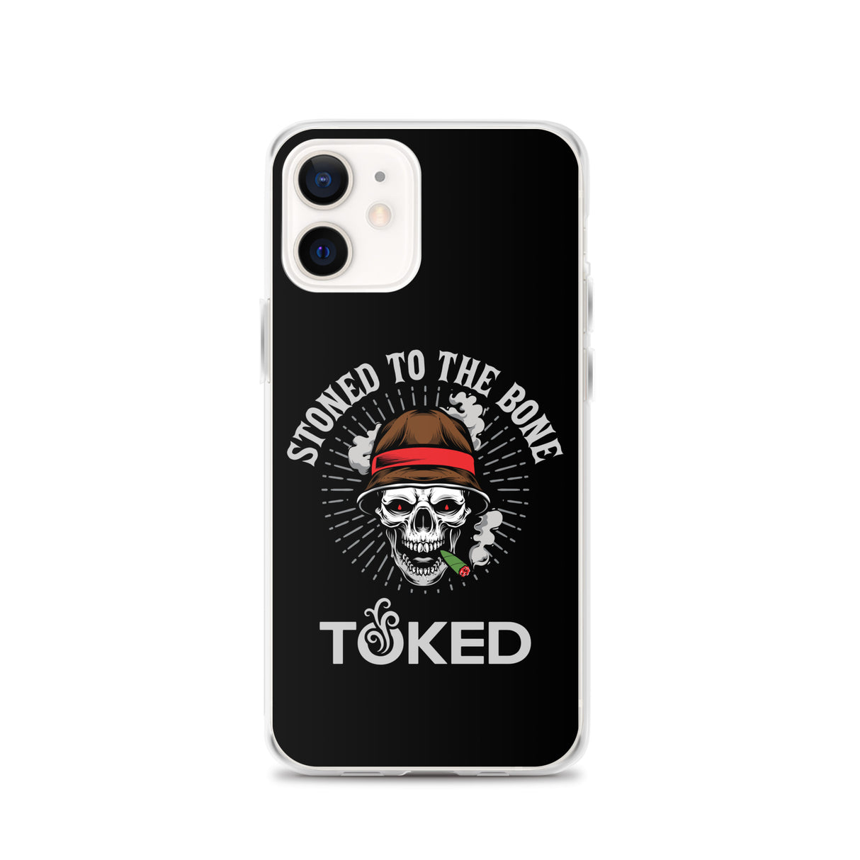 Stoned to the Bone Black iPhone Case
