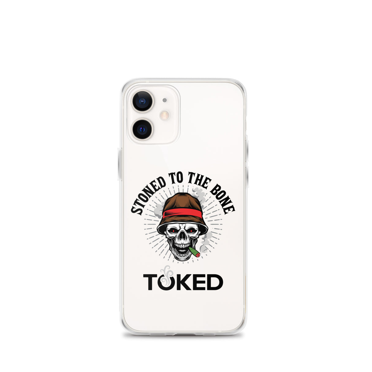 Stoned to the Bone Clear iPhone Case