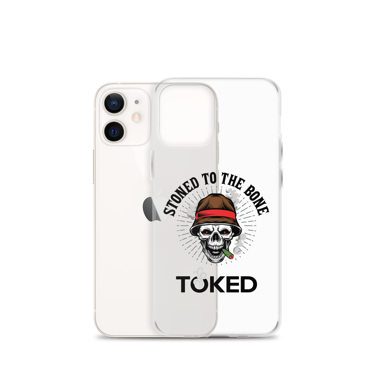 Stoned to the Bone Clear iPhone Case