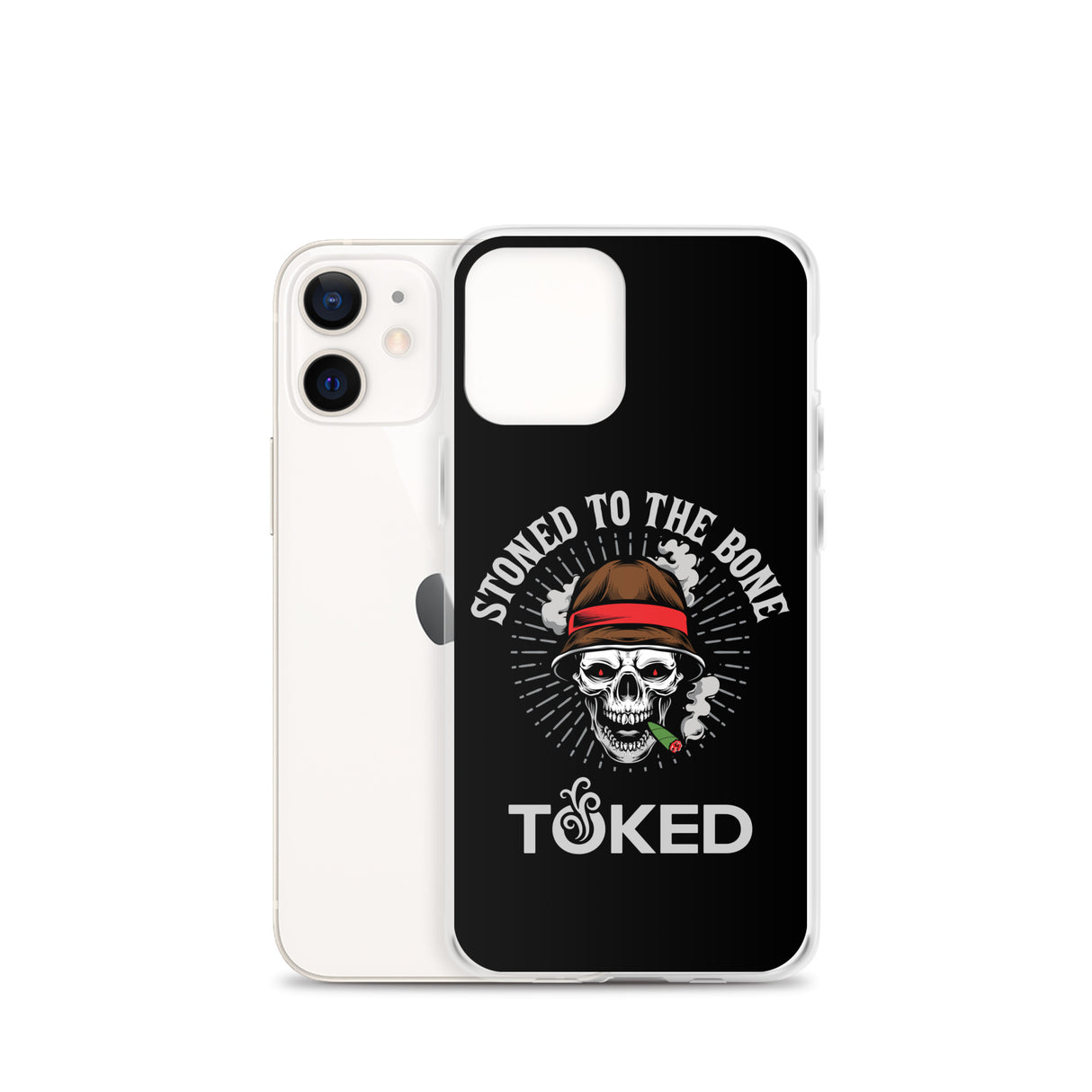Stoned to the Bone Black iPhone Case