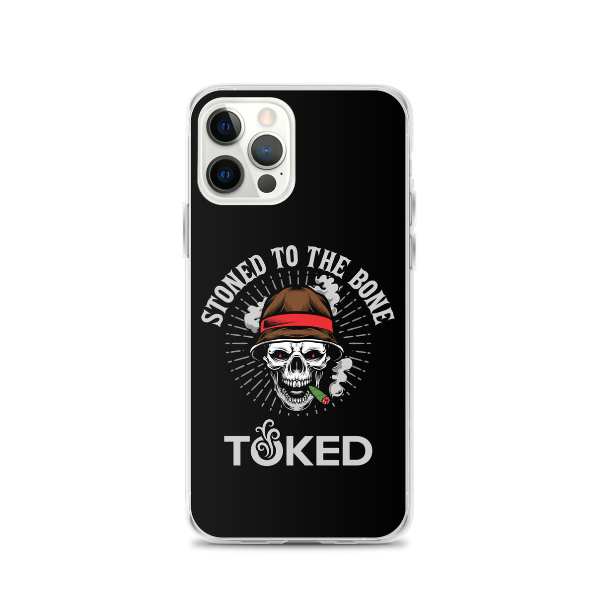 Stoned to the Bone Black iPhone Case