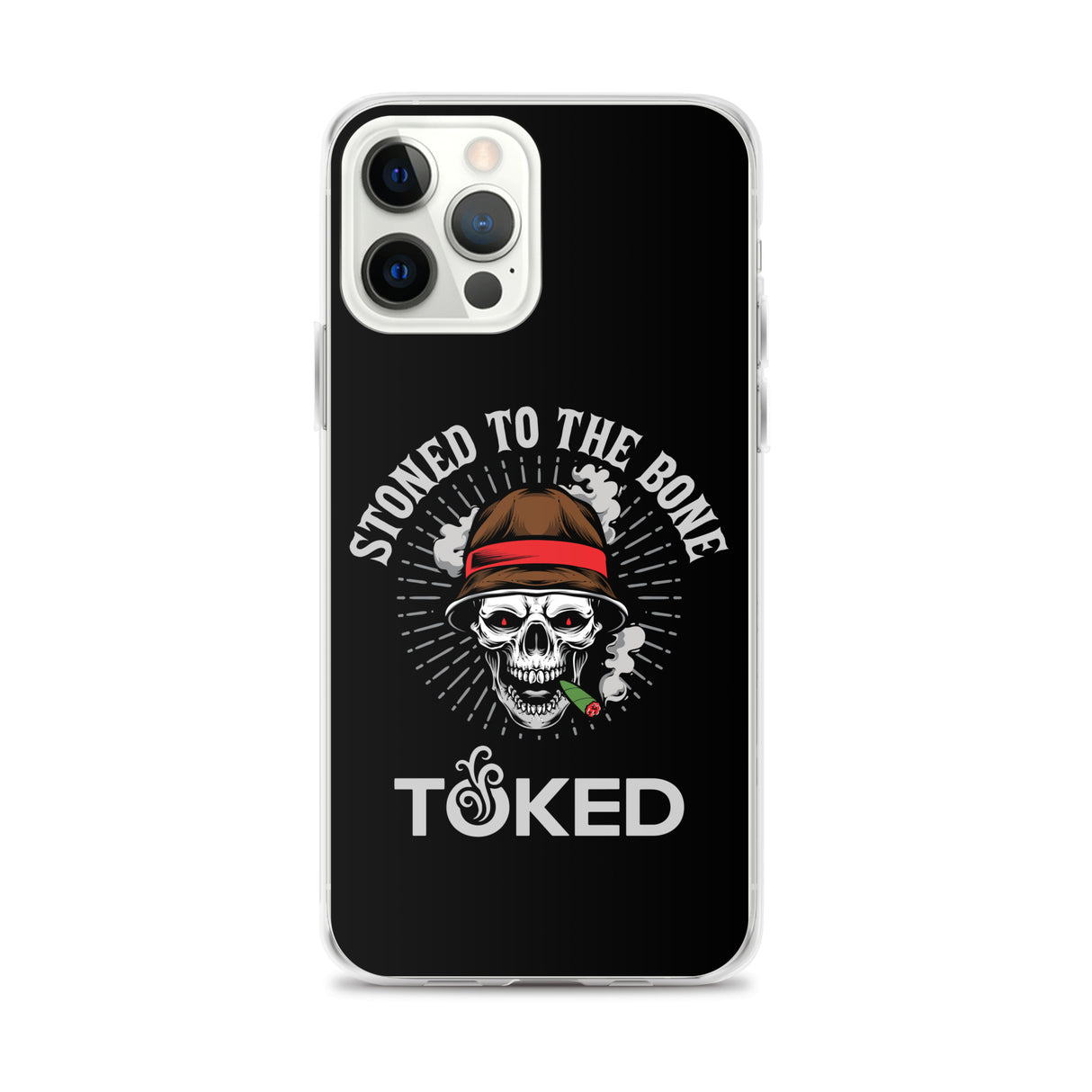 Stoned to the Bone Black iPhone Case