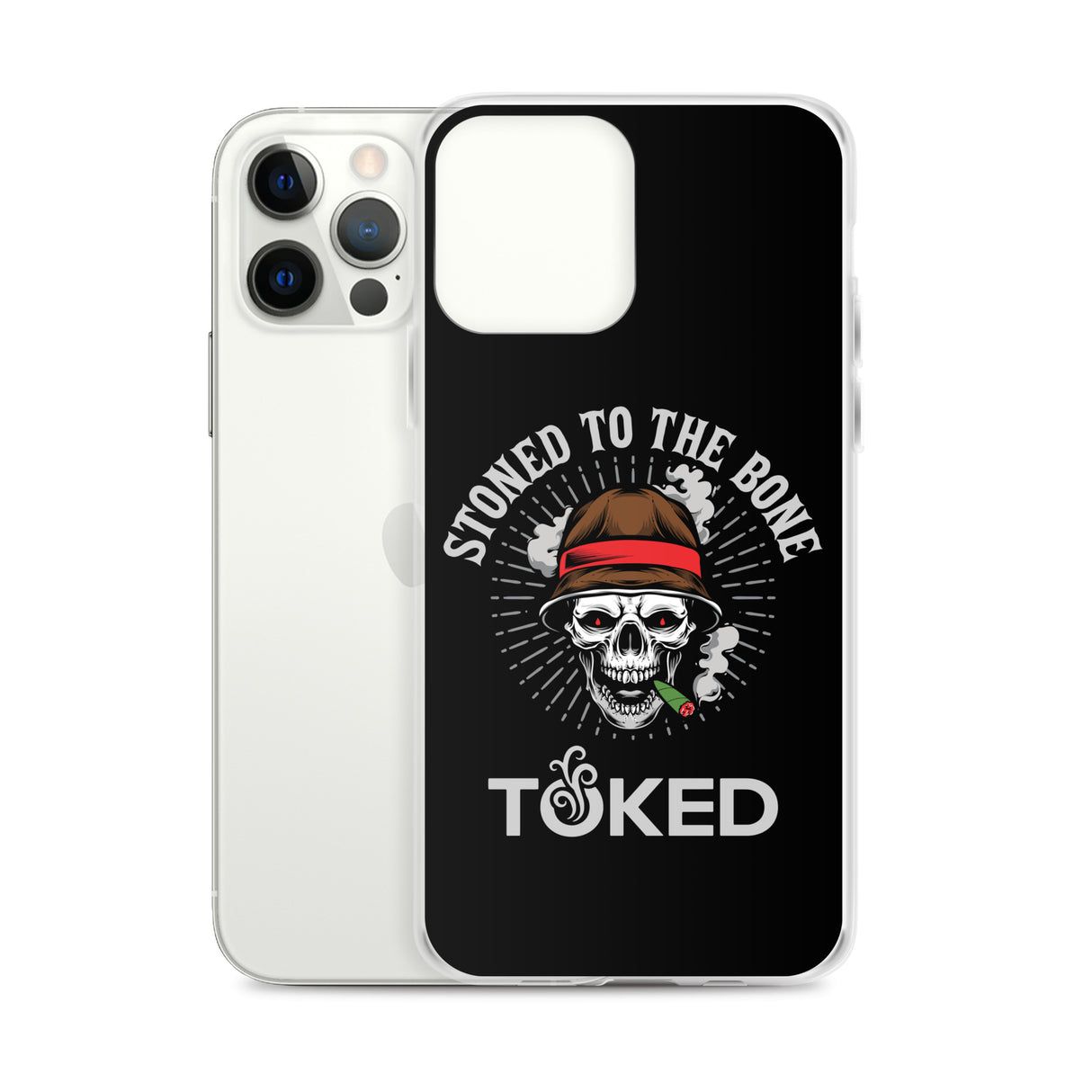 Stoned to the Bone Black iPhone Case