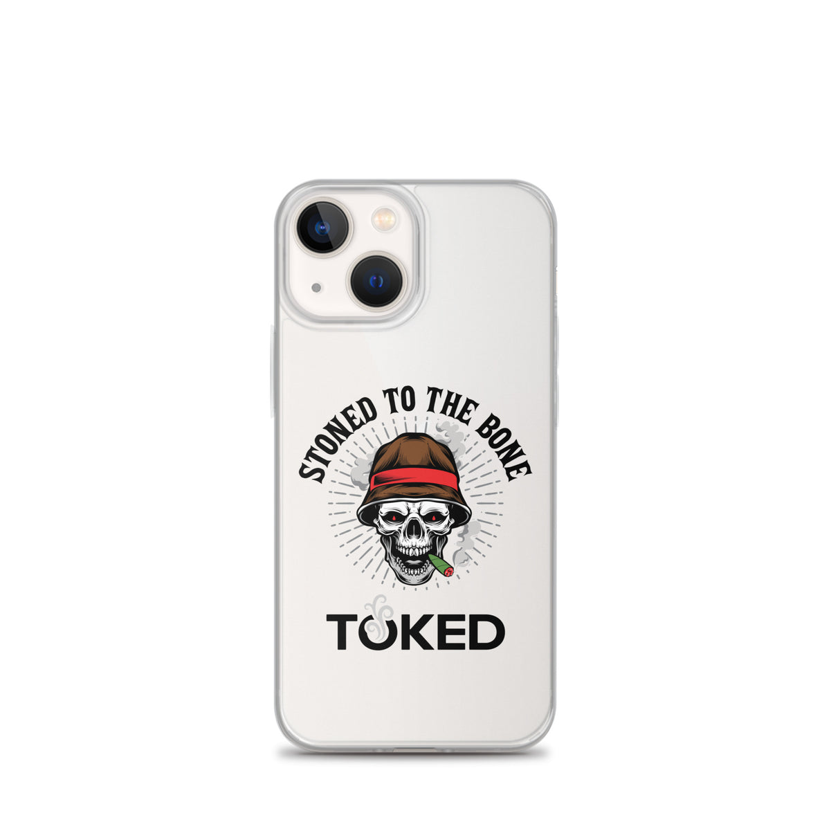 Stoned to the Bone Clear iPhone Case