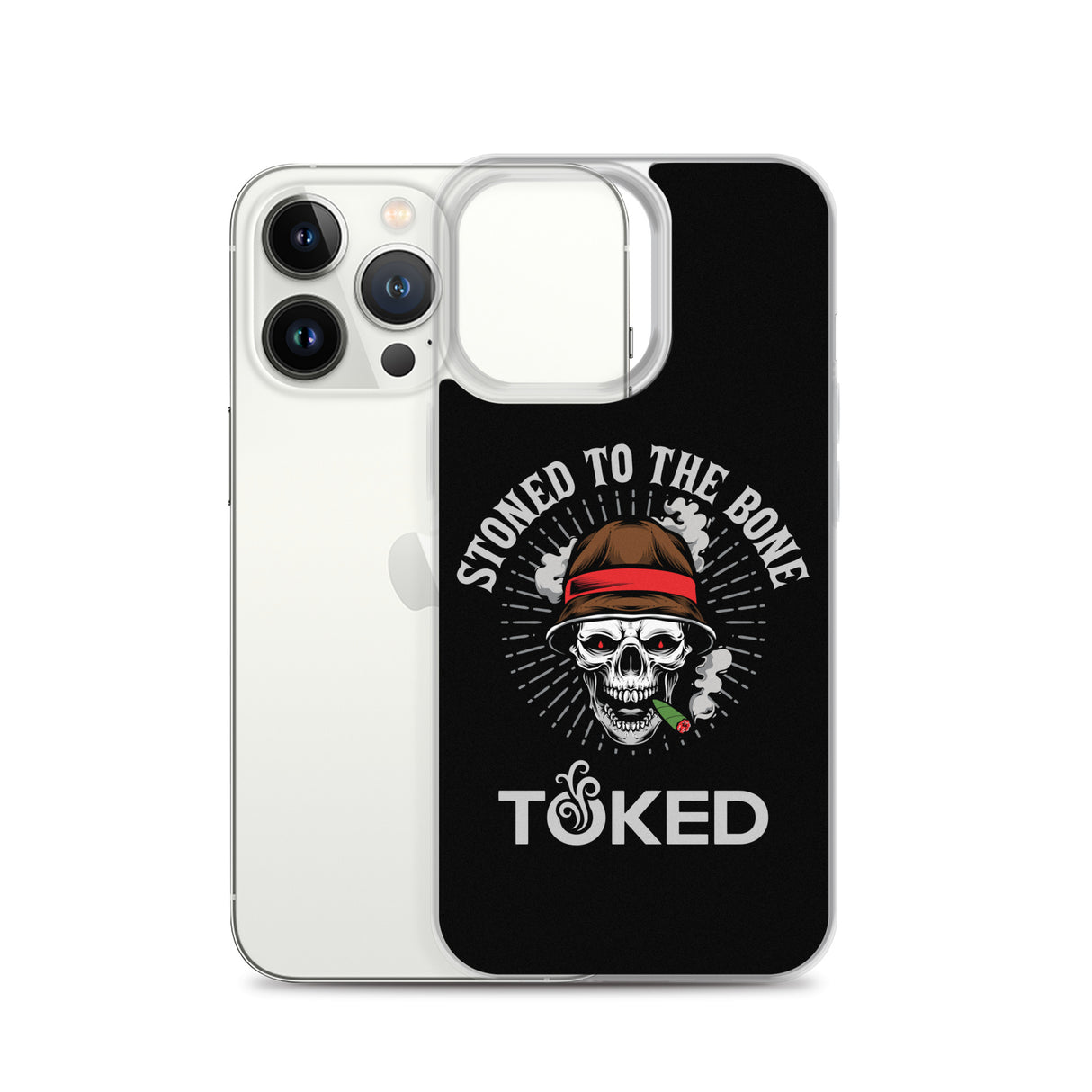 Stoned to the Bone Black iPhone Case