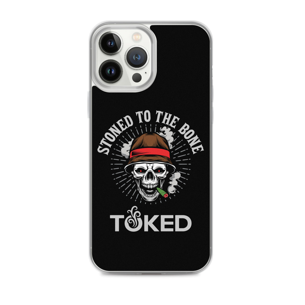 Stoned to the Bone Black iPhone Case