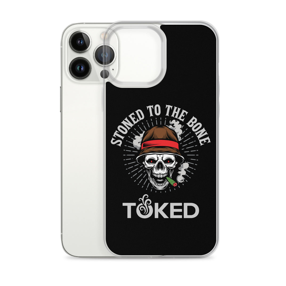 Stoned to the Bone Black iPhone Case