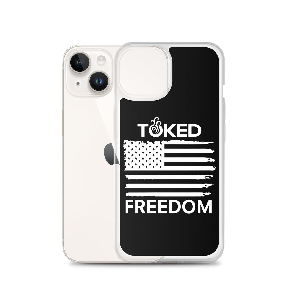 Freedom Black iPhone Case