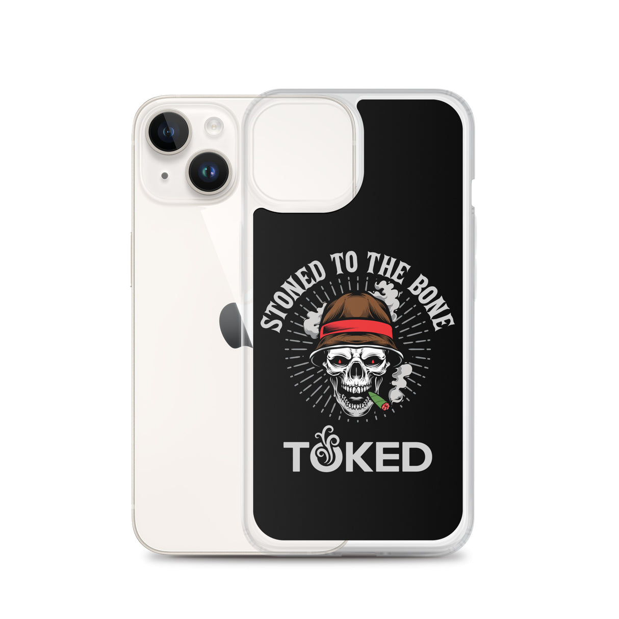 Stoned to the Bone Black iPhone Case