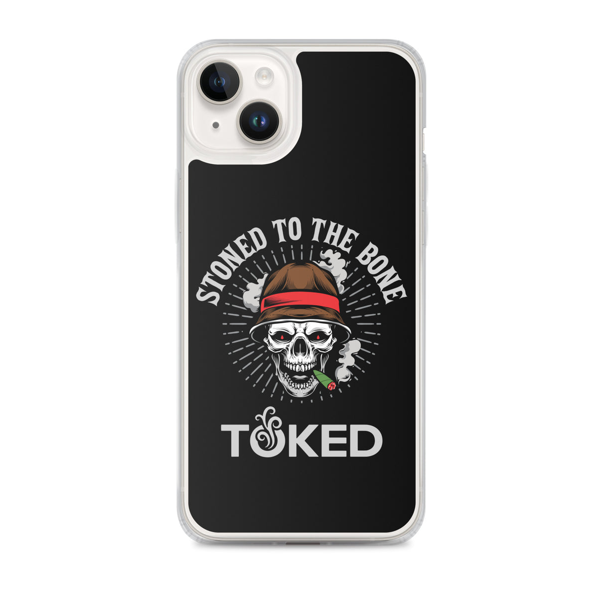 Stoned to the Bone Black iPhone Case