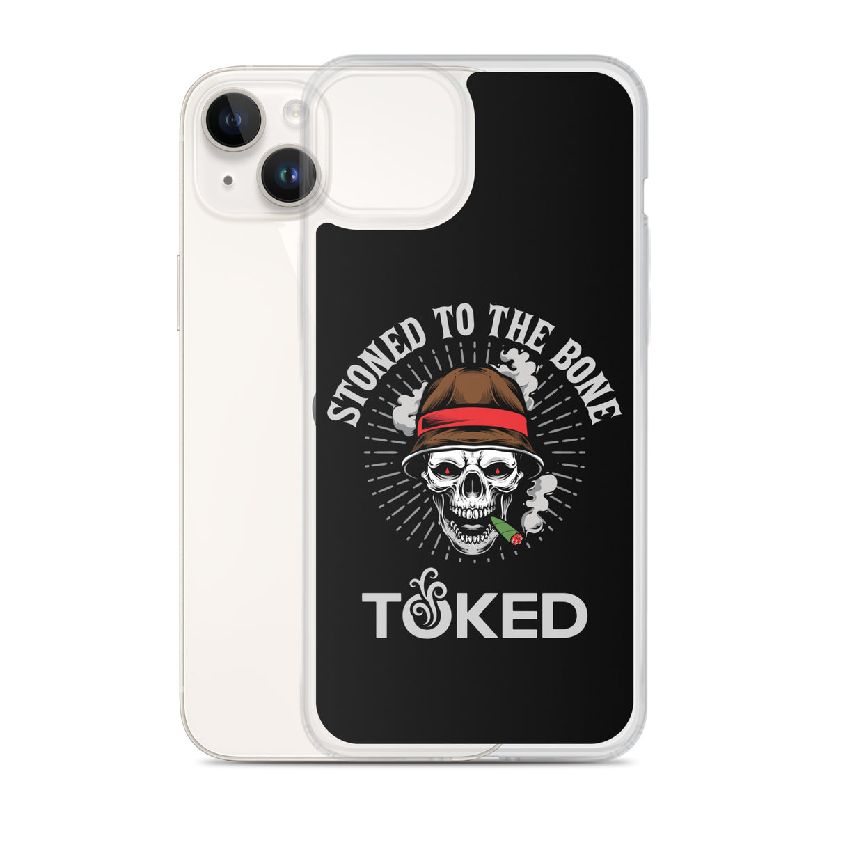 Stoned to the Bone Black iPhone Case