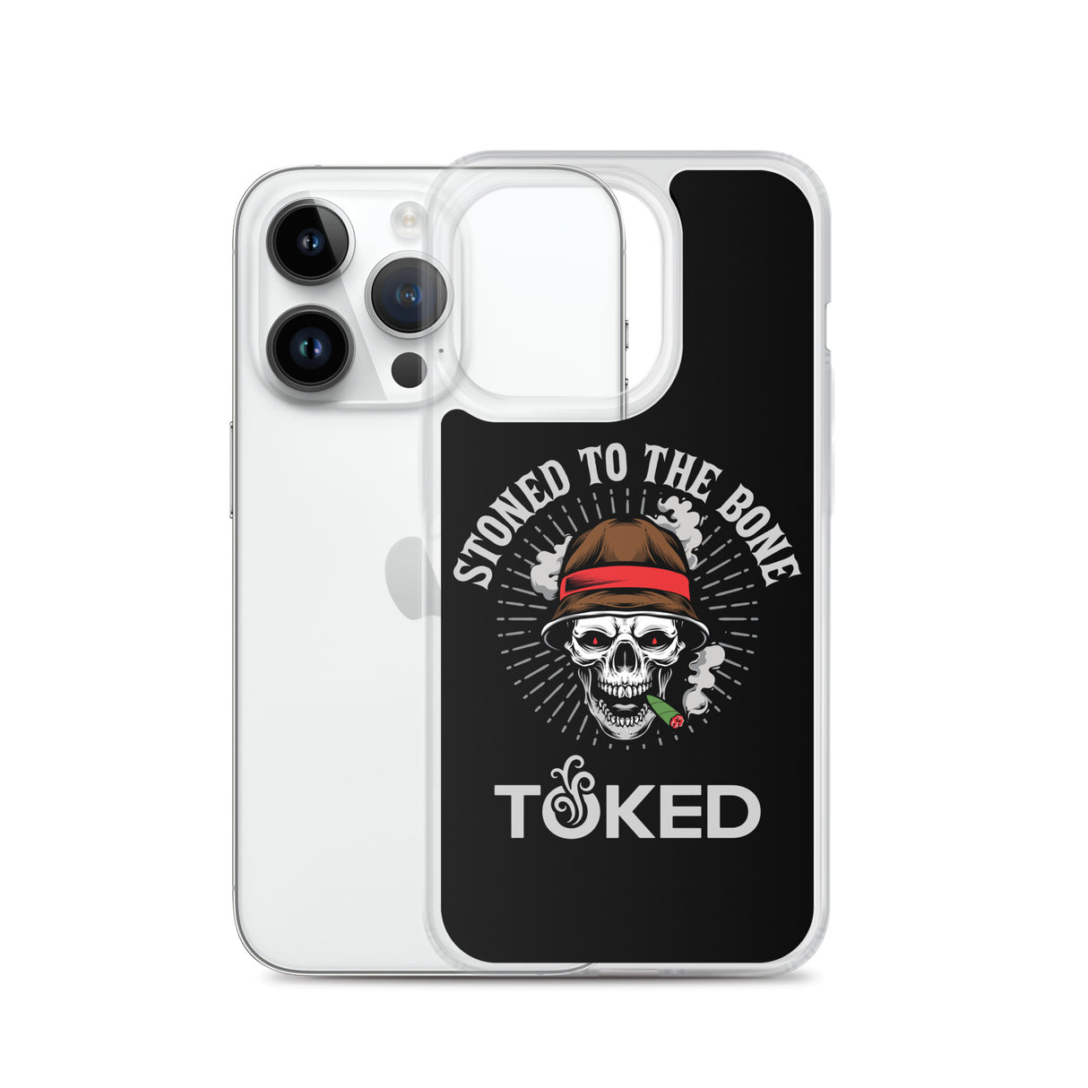 Stoned to the Bone Black iPhone Case