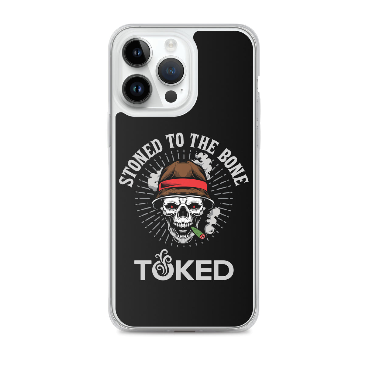 Stoned to the Bone Black iPhone Case