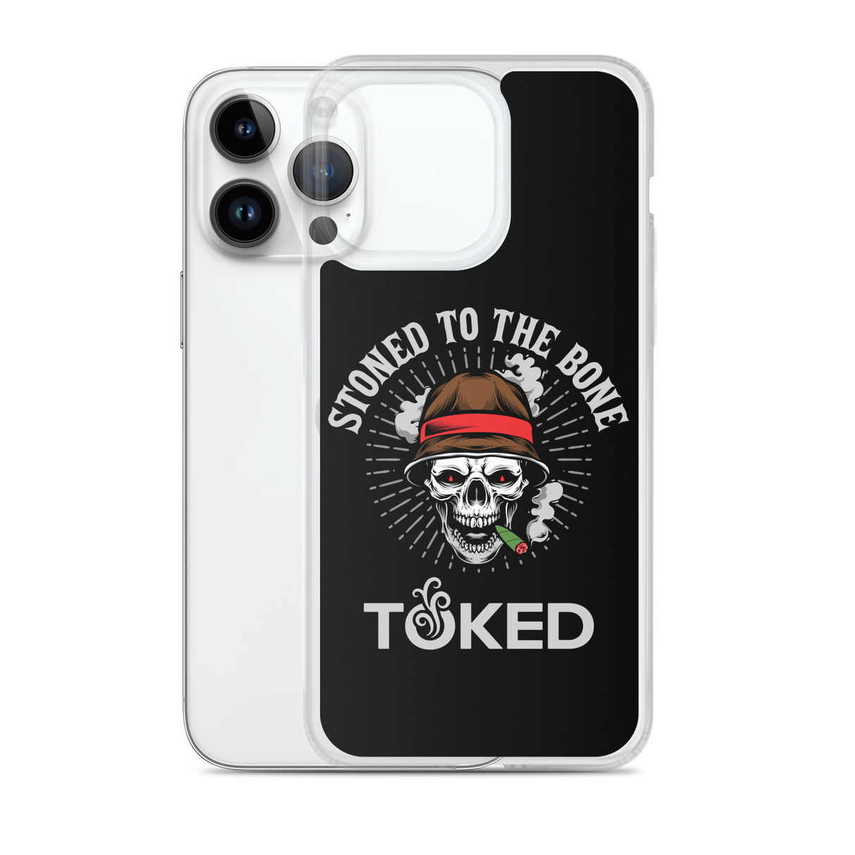 Stoned to the Bone Black iPhone Case