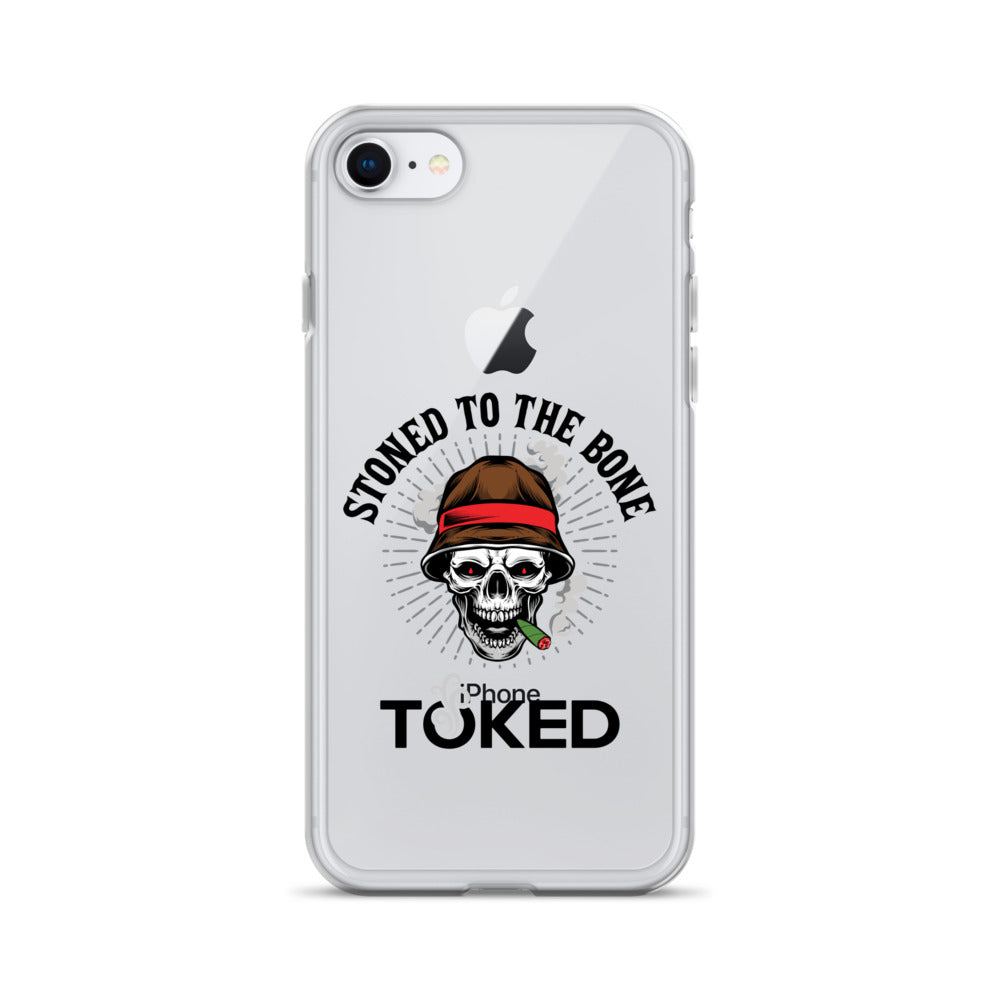 Stoned to the Bone Clear iPhone Case