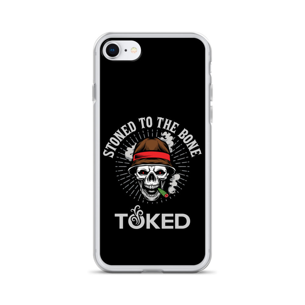 Stoned to the Bone Black iPhone Case