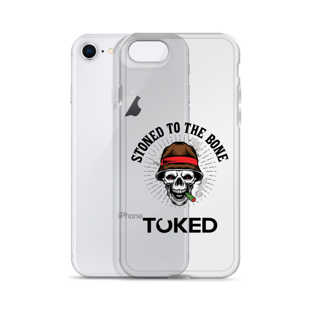 Stoned to the Bone Clear iPhone Case