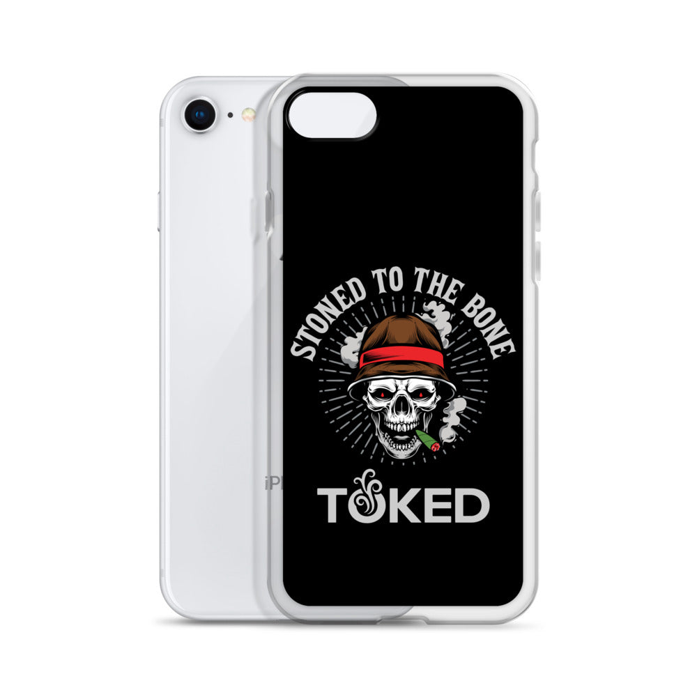 Stoned to the Bone Black iPhone Case