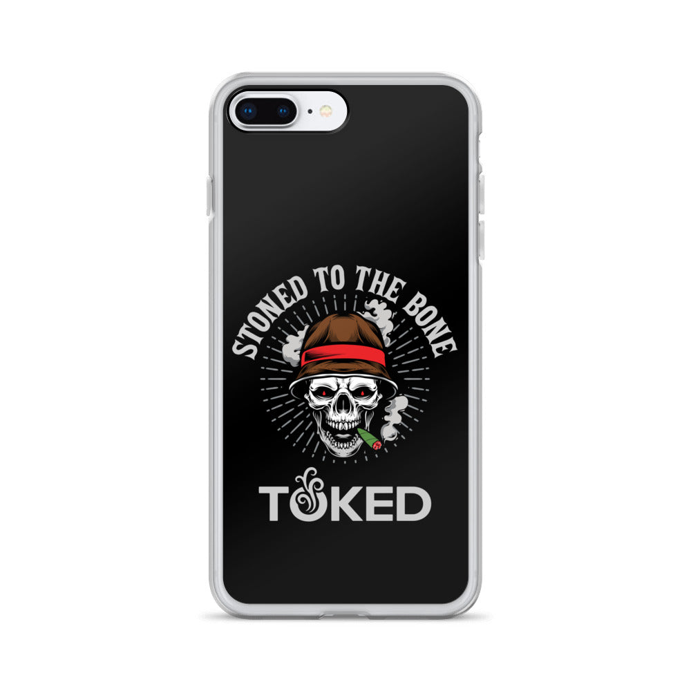 Stoned to the Bone Black iPhone Case