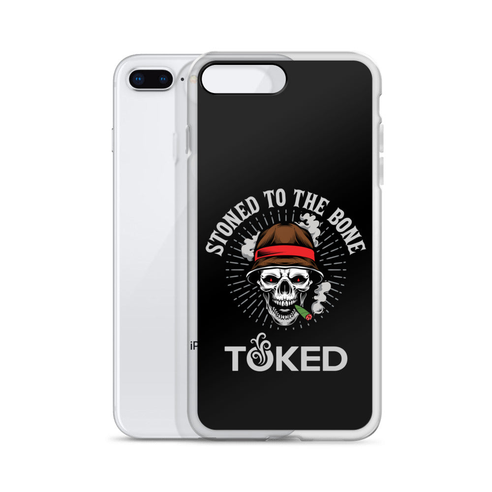 Stoned to the Bone Black iPhone Case