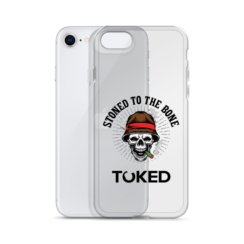 Stoned to the Bone Clear iPhone Case