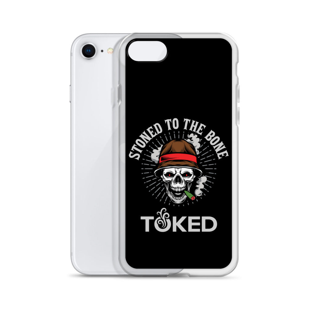 Stoned to the Bone Black iPhone Case