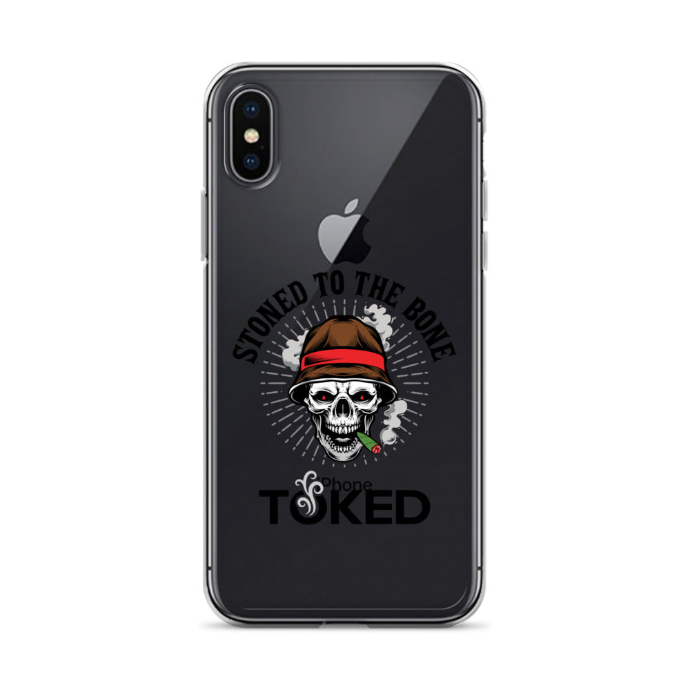 Stoned to the Bone Clear iPhone Case