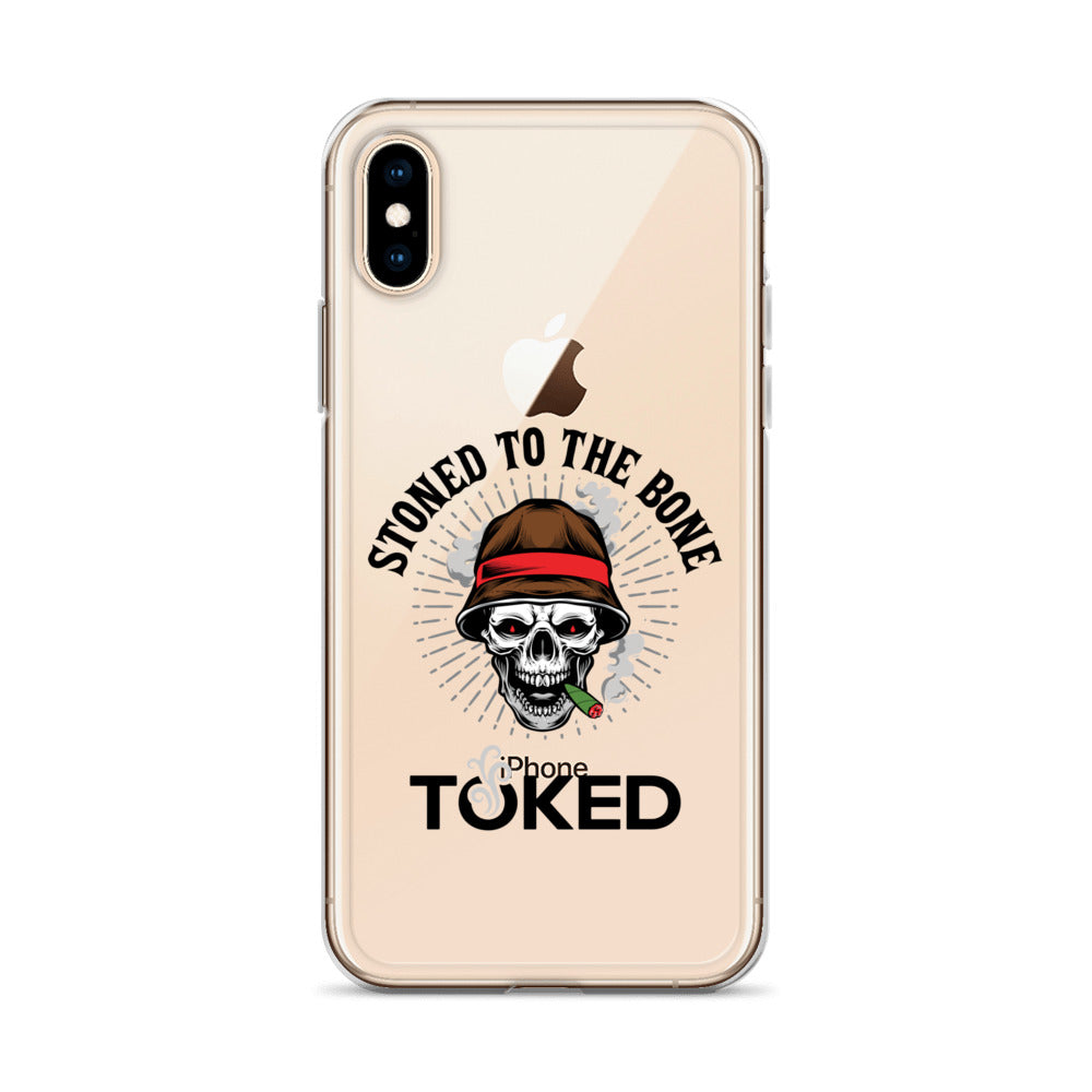 Stoned to the Bone Clear iPhone Case