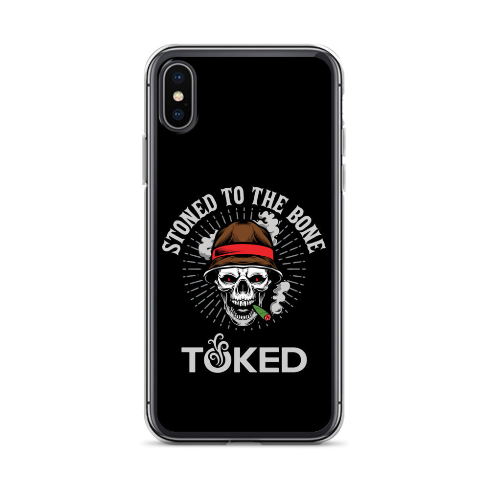 Stoned to the Bone Black iPhone Case