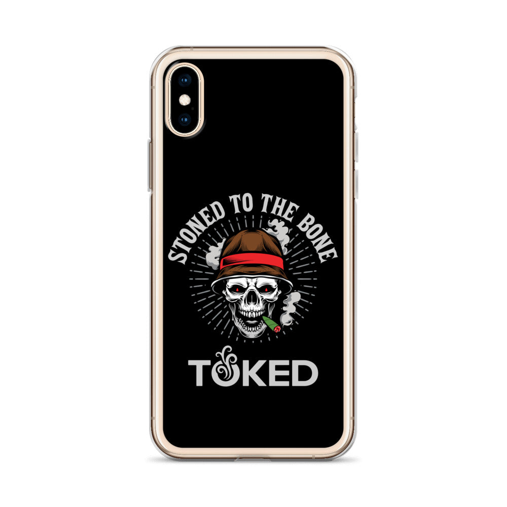 Stoned to the Bone Black iPhone Case