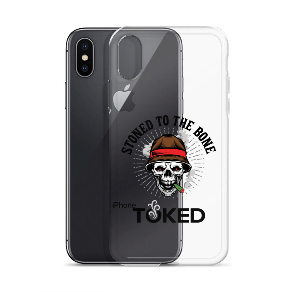 Stoned to the Bone Clear iPhone Case